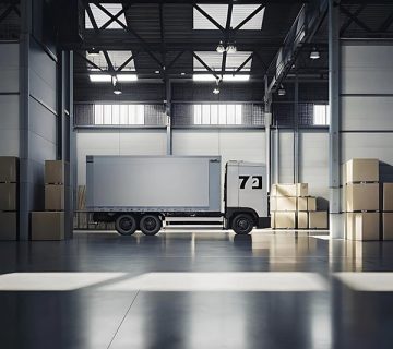 Logistics truck spacious warehouse interio 2 360x320