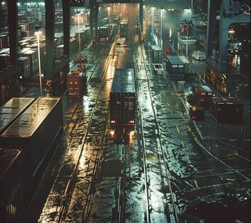 Truck logistics dusk 360x320